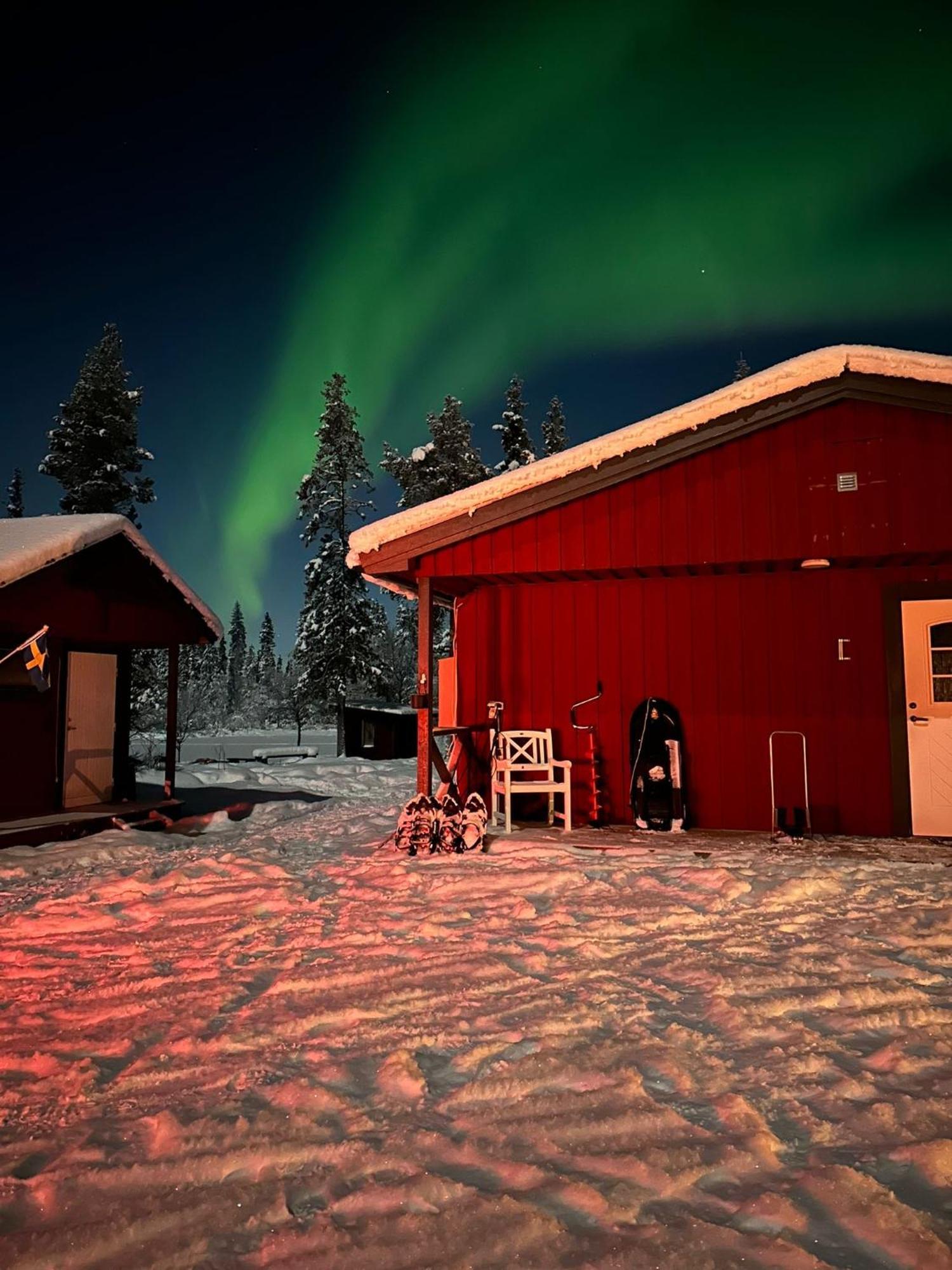 Camp Caroli Family House Villa Jukkasjärvi Exterior foto