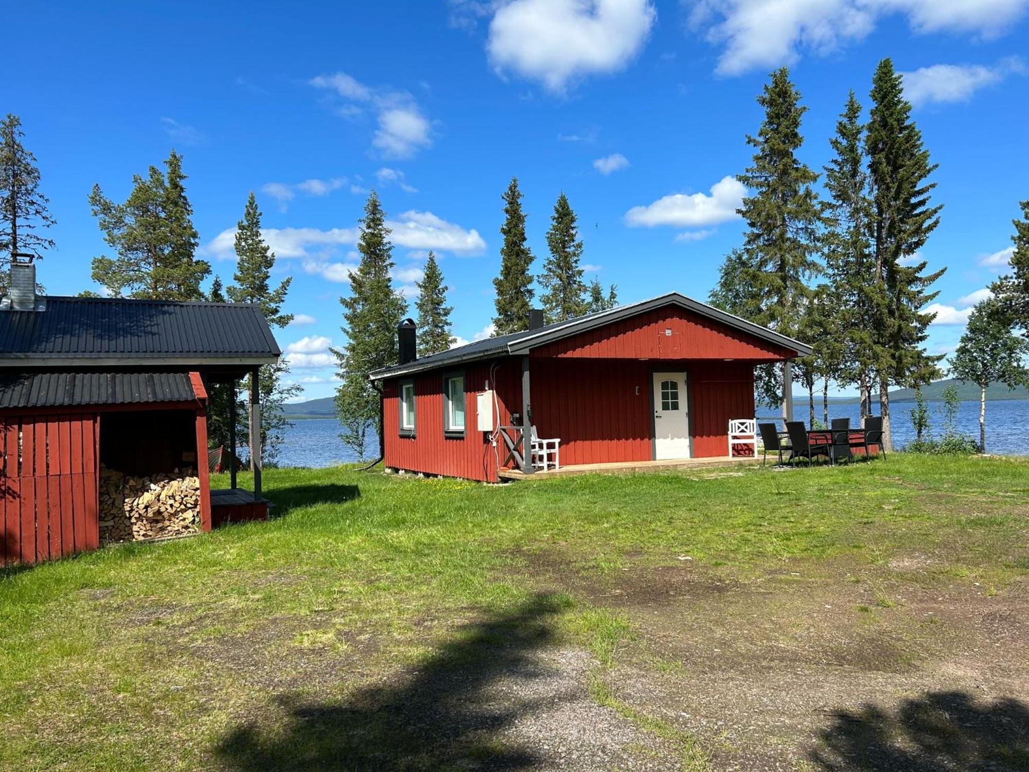 Camp Caroli Family House Villa Jukkasjärvi Exterior foto